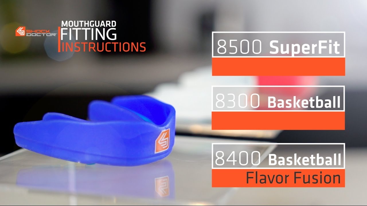 Shock Doctor | SuperFit mouthguard and SuperFit Basketball mouthguard fitting video
