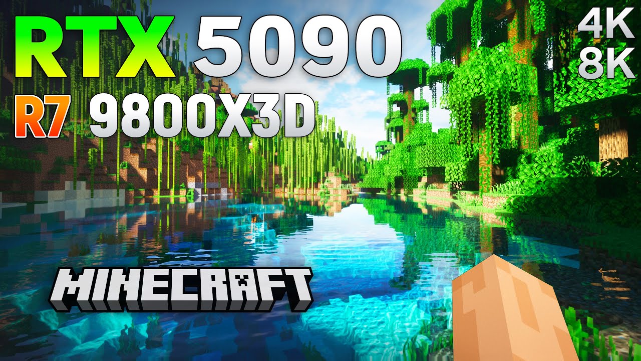 Minecraft : RTX 5090 with Shaders | 4K, 8K
