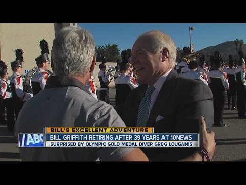 Olympic diving champion Greg Louganis surprises Bill