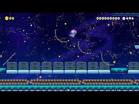 ふわふわ空の旅/Fluffy air travel by ヨシザウルスムンチャ 🍄 Super Mario Maker 2 #ahu 😶 No Commentary