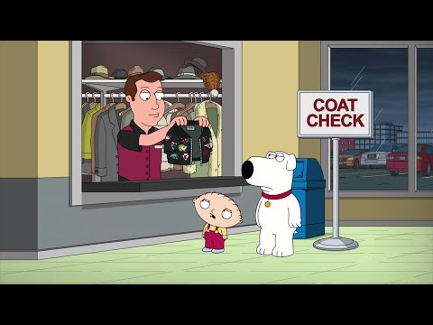 Family Guy - A glen plaid car coat with a fur-lined collar