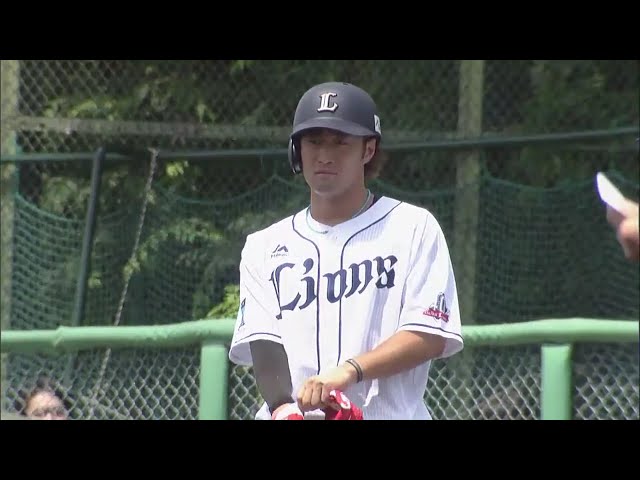 【ファーム】ライオンズ・戸川のタイムリーですぐさま勝ち越し!! 2018/6/19 L-DB(ファーム)