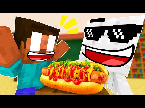 Minecraft Mobs : COOKING CHALLENGE 12 (Minecraft Animation Parody)