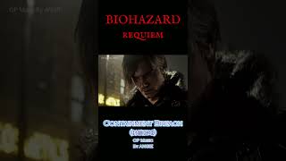BIOHAZARD requiem / OP Music - Containment Breach (封鎖区域) By ANGIE #biohazard #shorts #music