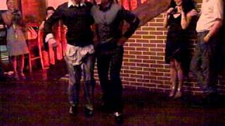 "La Esquina" Milonga, Shanghai. Yves Chretien y Sergiy Podbolotnyy