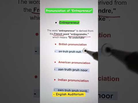 Pronunciation of Entrepreneur | Entrepreneur ka pronunciation #shortsfeed #shortfeed #shorts