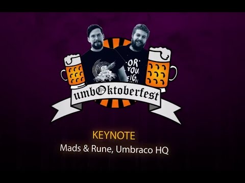 umbOktoberfest 2015 - Keynote mit Mads und Rune von Umbraco