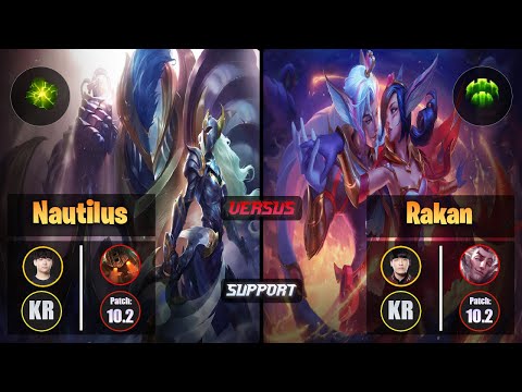 Life NAUTILUS (Support) [Aftershock] VS Kellin RAKAN - Challenger KR Patch 10.2