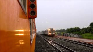 preview picture of video 'Medan Airport Railink Service Train at Araskabu'