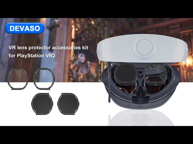 Vídeo relacionado con Protector magnético para gafas para PSVR 2, inserto de lente antiarañazos, parachoques con protector de lente para PS VR2