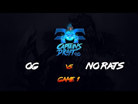 OG vs No Rats Game 1 - Captains Draft 4 EU Qualifiers