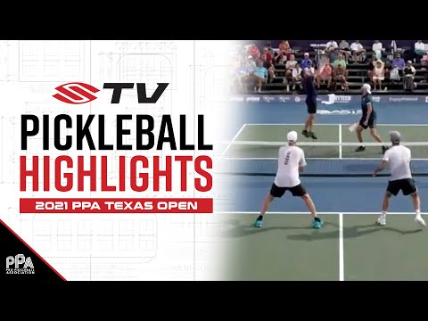 The HEATED Kitchen Line Battle Pickleball Highlight - 2021 PPA Texas Open Men's Doubles