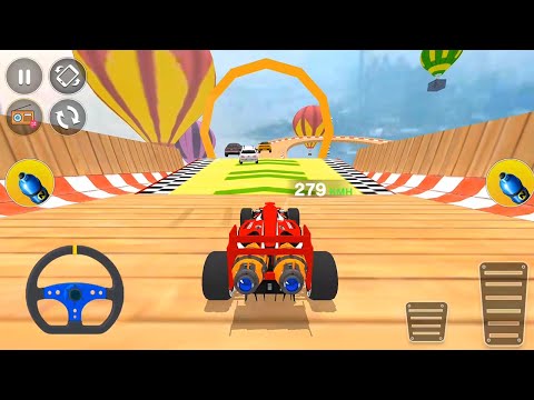 Formula Car Stunt - New Car Unlocked Red Formula Driving Multiplayer Mode - Android Gameplay 3D