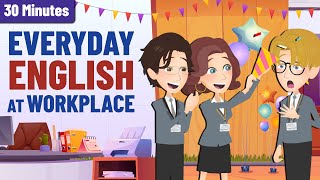 Speak English Fluency at Workplace | Business English Conversation for Beginners Improve Listening