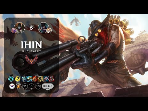 Jhin ADC vs Caitlyn - KR Grandmaster Patch 12.22