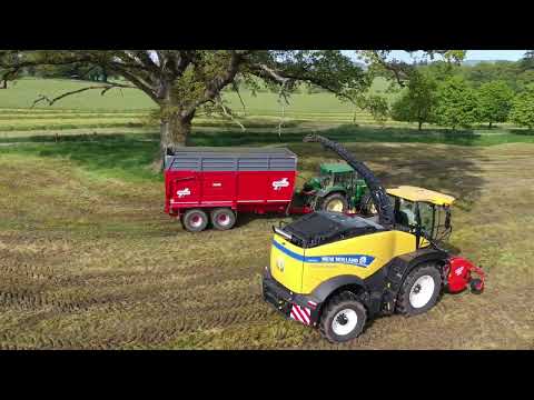2023 silage at narrow water castle with two harvesters Fr920 / Fr850