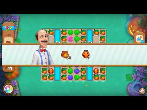 Gardenscapes level 11284 No Boosters Gameplay