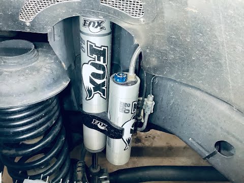 recharging fox 2.0 adjustable reservoir shocks nitrogen charging on Jeep Wrangler