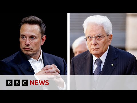 Video | Elon Musk told ‘not to interfere’ in migrant policy by Italy’s president | BBC News
