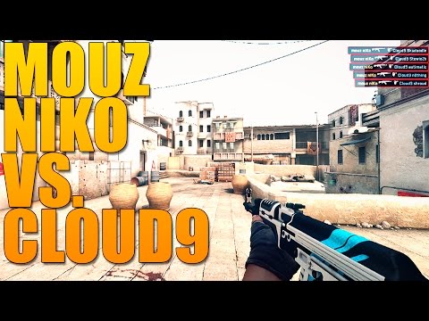 mouz niKo vs. Cloud9 - INSANE AK47 ACE - ELeague Season 2