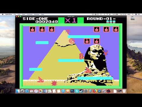 Bomb Jack (SG -1000 Emulator) MAC Tutorial Video