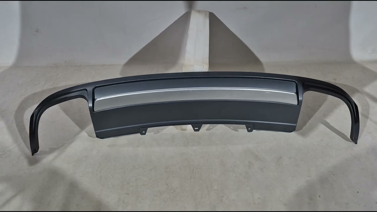 Audi A4 B8 2007-2015 гг. Диффузор заднего бампера DPT V1 (2008-2011) Video 1