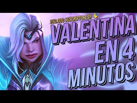 VALENTINA IN 4 MINUTES 🚀How to use Valentina, Valentina Guide, tutorial - MOBILE LEGENDS ENGLISH