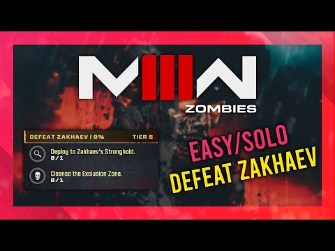 Closing Time (Act 3 Tier 6 - Final Boss) | MW3 Zombies GUIDE | Quick/Solo | MWZ Mission Tutorial