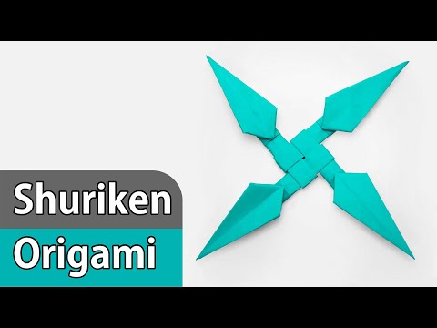 Origami Shuriken Origami Ninja Star Tutorial