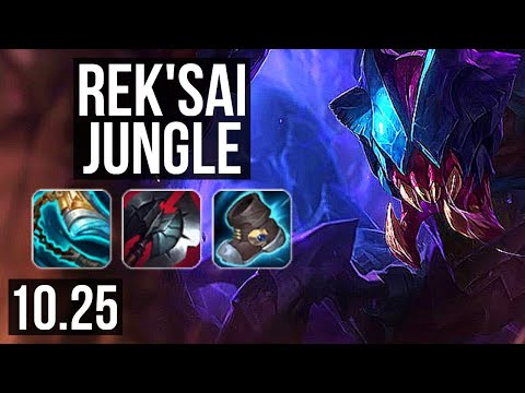 REK'SAI vs LEE SIN (JUNGLE) | 11/1/12, 68% winrate, Dominating | BR Master | v10.25