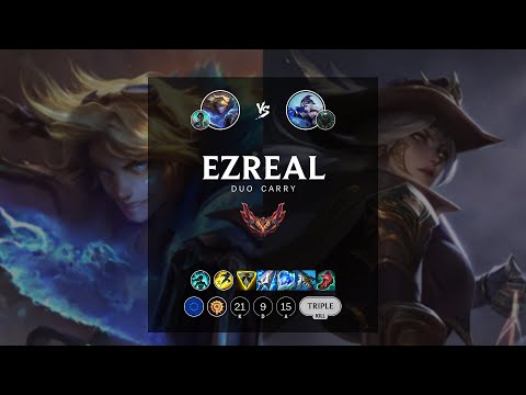 Ezreal ADC vs Ashe - EUW Grandmaster Patch 12.11