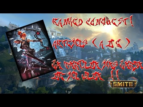 SMITE!Ranked Conquest/ARTEMIS ADC/LA PARTIDA MAS LARGA DE MI VIDA !D: #FLIGAMYISRIAL !!