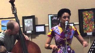 Playing bass with Mina Thomas