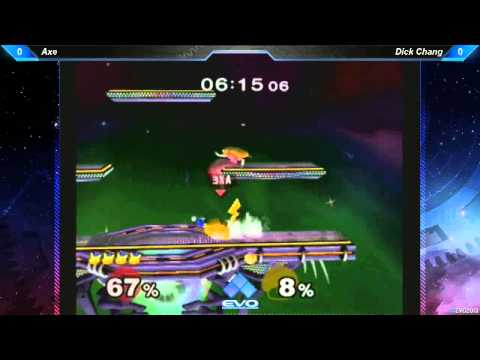 EVO 2013 SSBM Pools A60 - Axe (Pikachu) vs Dick Chang (Peach)
