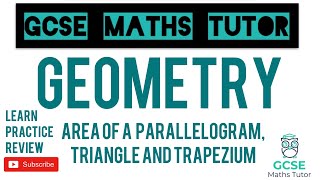 Area of a Triangle, Parallelogram and Trapezium | Grade 5 Crossover | GCSE Maths Tutor