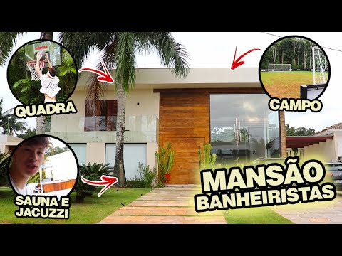 VISITAMOS A NOVA MANSÃO DOS BANHEIRISTAS - TOUR PELA CASA