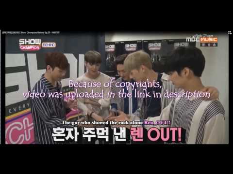 [Engsub] 161018 NU'EST Show Champion Behind ep 23