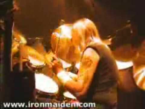 Nicko McBrain (Cam) "Drummer" (Wicker Man - Rock in Rio 2001)