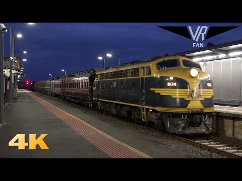 Passenger and Heritage Trains on the North East: Australian Trains in 4K