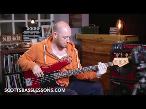 Sir Duke by Stevie Wonder - “That Cool Bit” - Quick Riff /// Scott's Bass Lessons