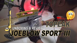Unboxing: TOPEAK JOEBLOW SPORT III FLOOR PUMP