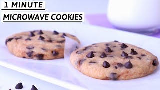 1 MINUTE Microwave Chocolate Chip Cookie | Easiest Cookie Recipe | Top Tasty Recipes