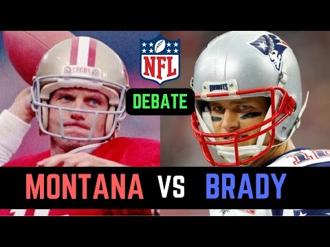 Tom Brady vs Joe Montana Debate | Who is the Greatest Quarterback in NFL History? Video