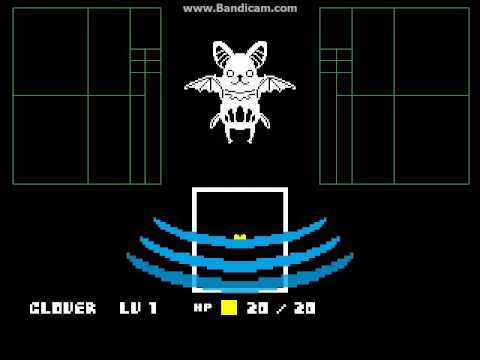 Undertale Yellow demo - lulling Decibat to sleep