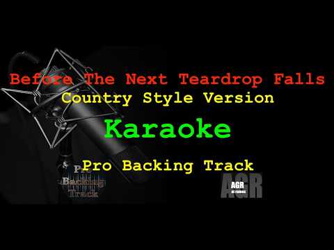 Before The Next Teardrop Falls | Karaoke (Backing Track) | Country Style Version | Freddy Fender