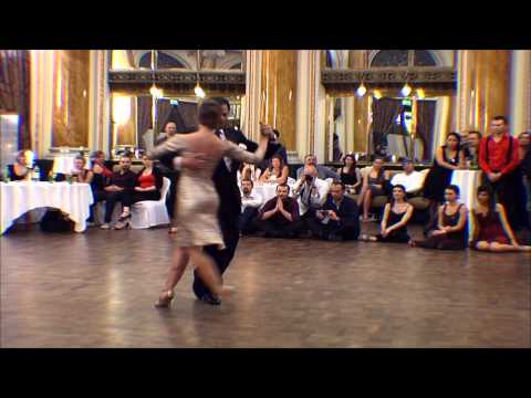 Fabian Peralta  and  Josefina Bermudez Avila  are  dancing  to  a  tango  at  Zagrep Tango Festival  in  2013