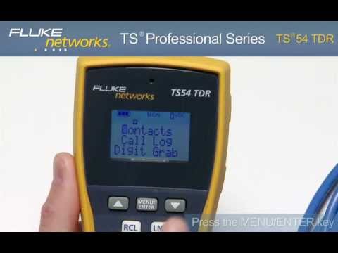 Fluke TS54 PRO TDR Telephone Test Set Introduction