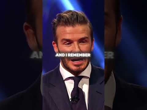 David Beckham's Iconic Free Kick..🥶
