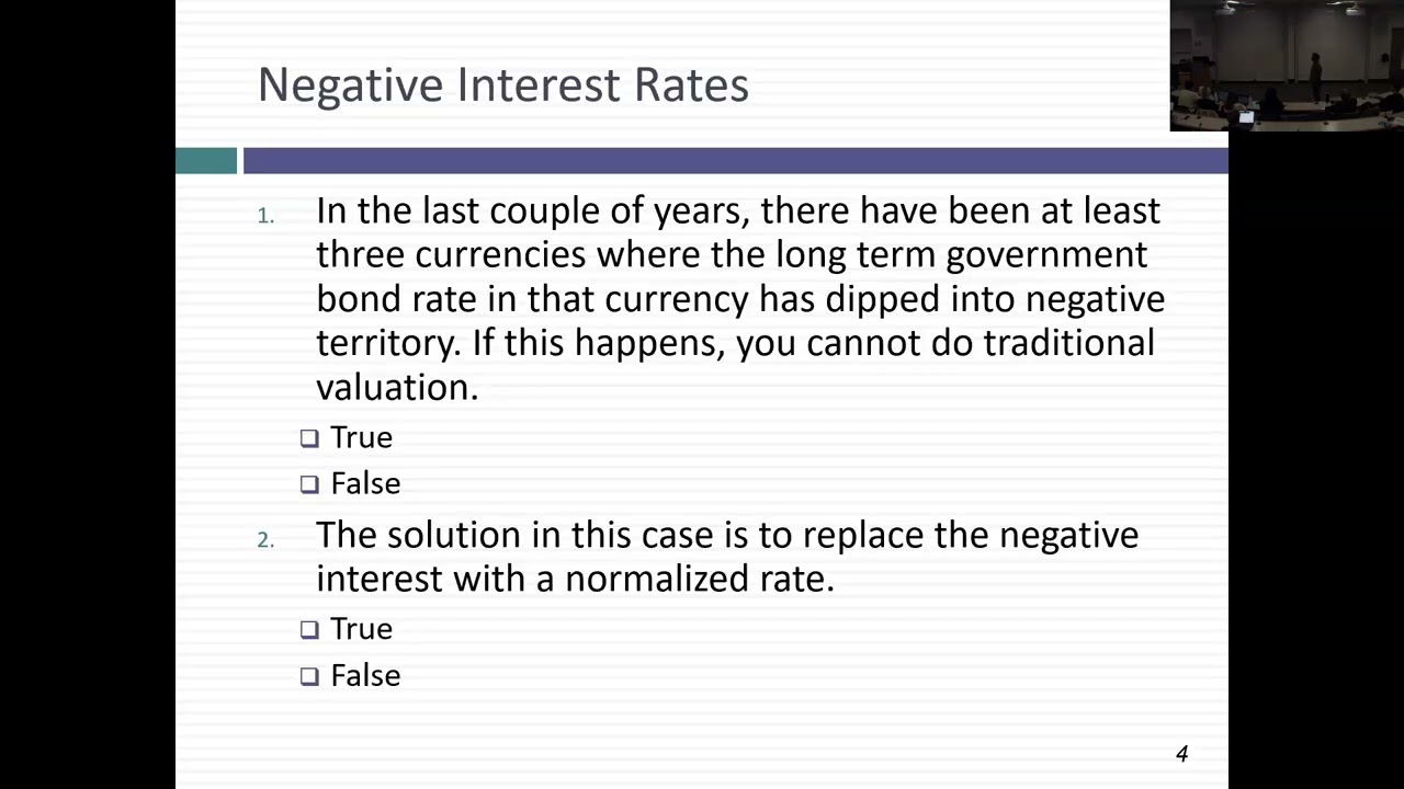 Session 4 (Val MBA): DCF Structure and Risk free Rates!