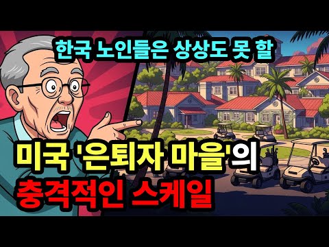 한국 노인들은 상상도 못 할 미국 '실버타운‘의 충격적인 스케일 
